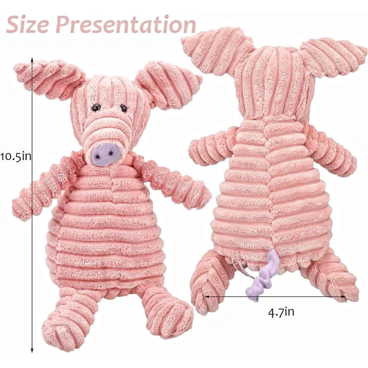 5 Pack Squeaky Plush Dog Toys Assortment: Small Stuffed Puppy Chew Toys, Plush, Squeaky, and Chewy Dog Toys for Puppies Mediem Large Dogs - Just Closeouts Canada Inc.