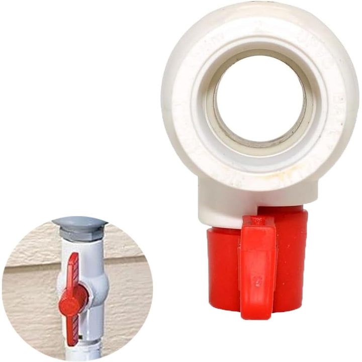 5 Red-Handle 1/2-Inch PVC Water Ball Valves - Just Closeouts Canada Inc.