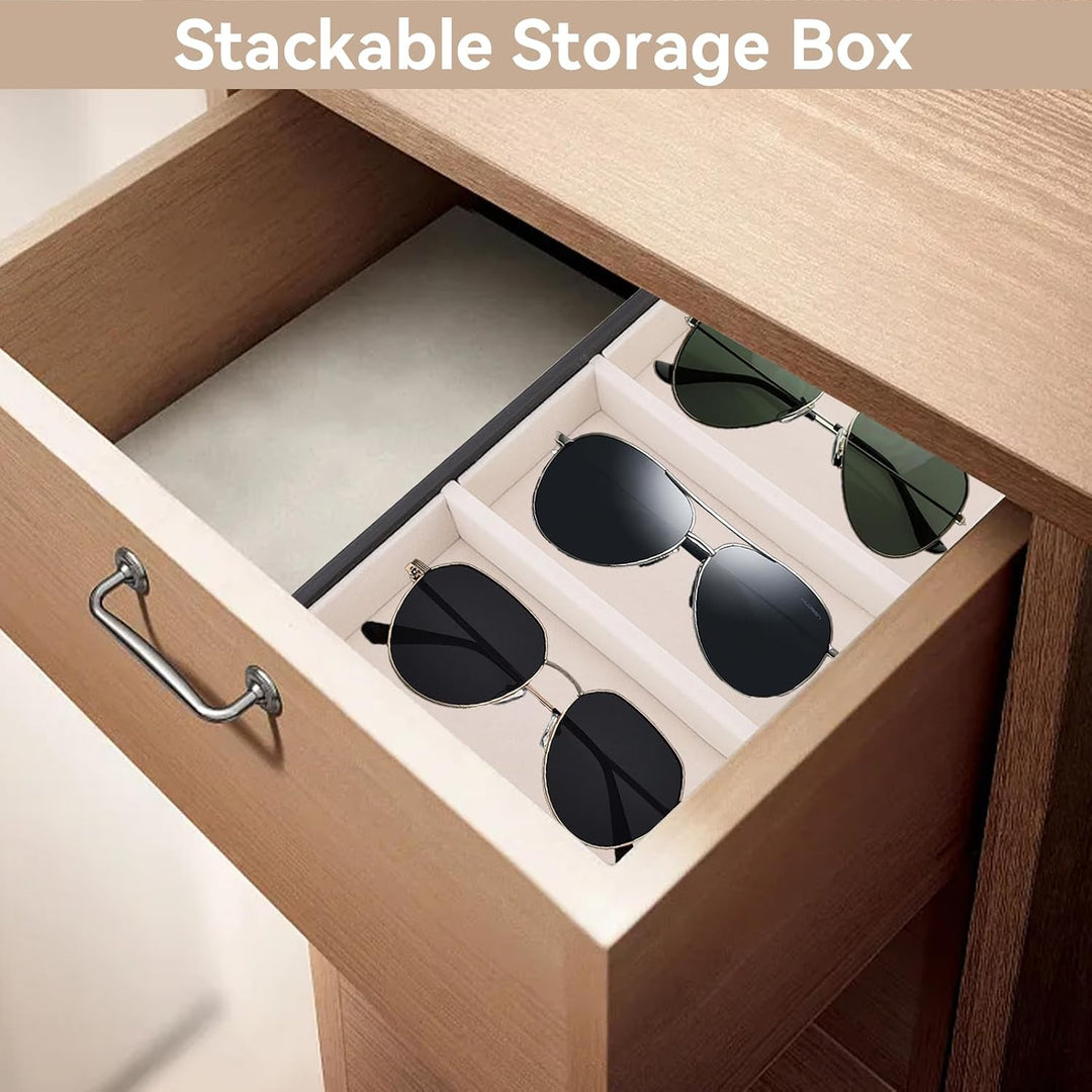 5-Slot Black Glasses and Jewelry Display Tray - Just Closeouts Canada Inc.X0043M4GJX