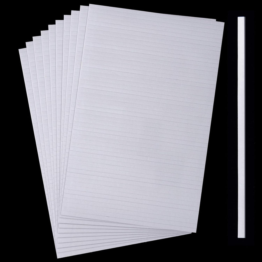 500 Double-Sided Foam Adhesive Strips, White, 3.9in - Just Closeouts Canada Inc.