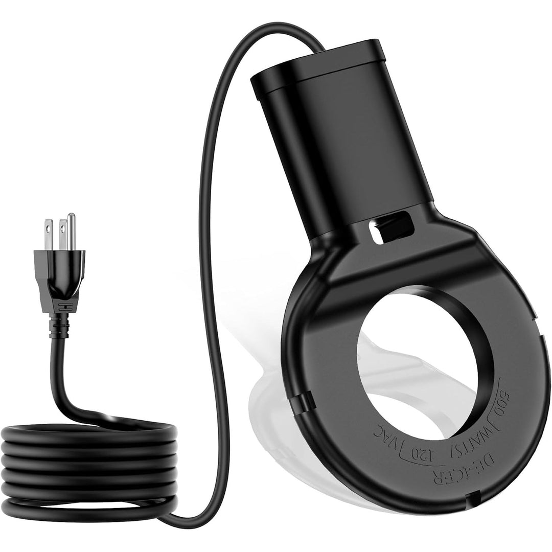 500W Utility De - Icer Submergible Cast Aluminum Chicken Water Heater for Livestock Tank Heater Winter Bird Bath Heater Black - Just Closeouts Canada Inc.