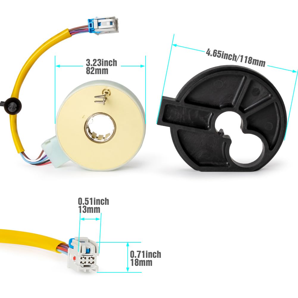 CL8Z-3F818-A Power Steering Torque Rotation Sensor with Alignment Tool for Ford Escape 2008-2012 Torque Sensor CL8Z3F818A
