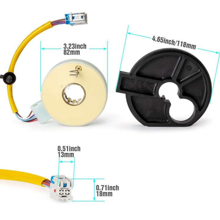 CL8Z-3F818-A Power Steering Torque Rotation Sensor with Alignment Tool for Ford Escape 2008-2012 Torque Sensor CL8Z3F818A