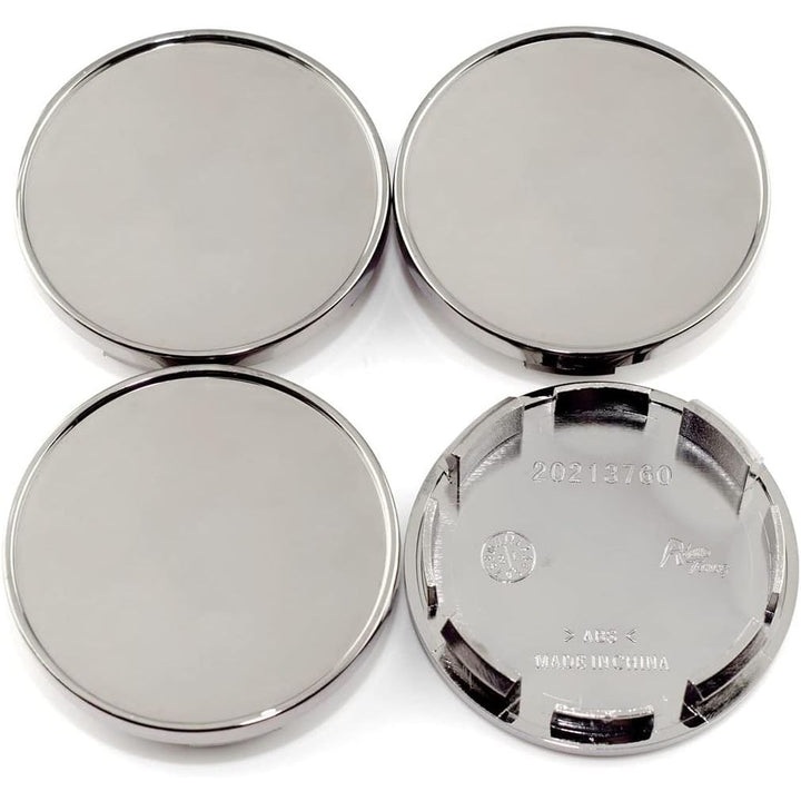 64mm 2.5in Wheel Center Caps for 1LB74TRMAB 1LB74SZ7AB 1LB74SZOAB 1LB74TRMAA Wheel Center Hubcaps 4 Pack Black Chrome Center Cover Replacement for Rim