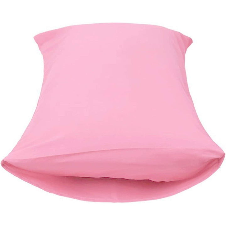 Ghooss Bed Sheet Set-1 Flat Sheet,1 Fitted Sheet and 2 Pillowcases,100% Microfiber Luxury Bedding-Deep Pocket,Hypoallergenic,Wrinkle & Fade Free?Pink?Full?