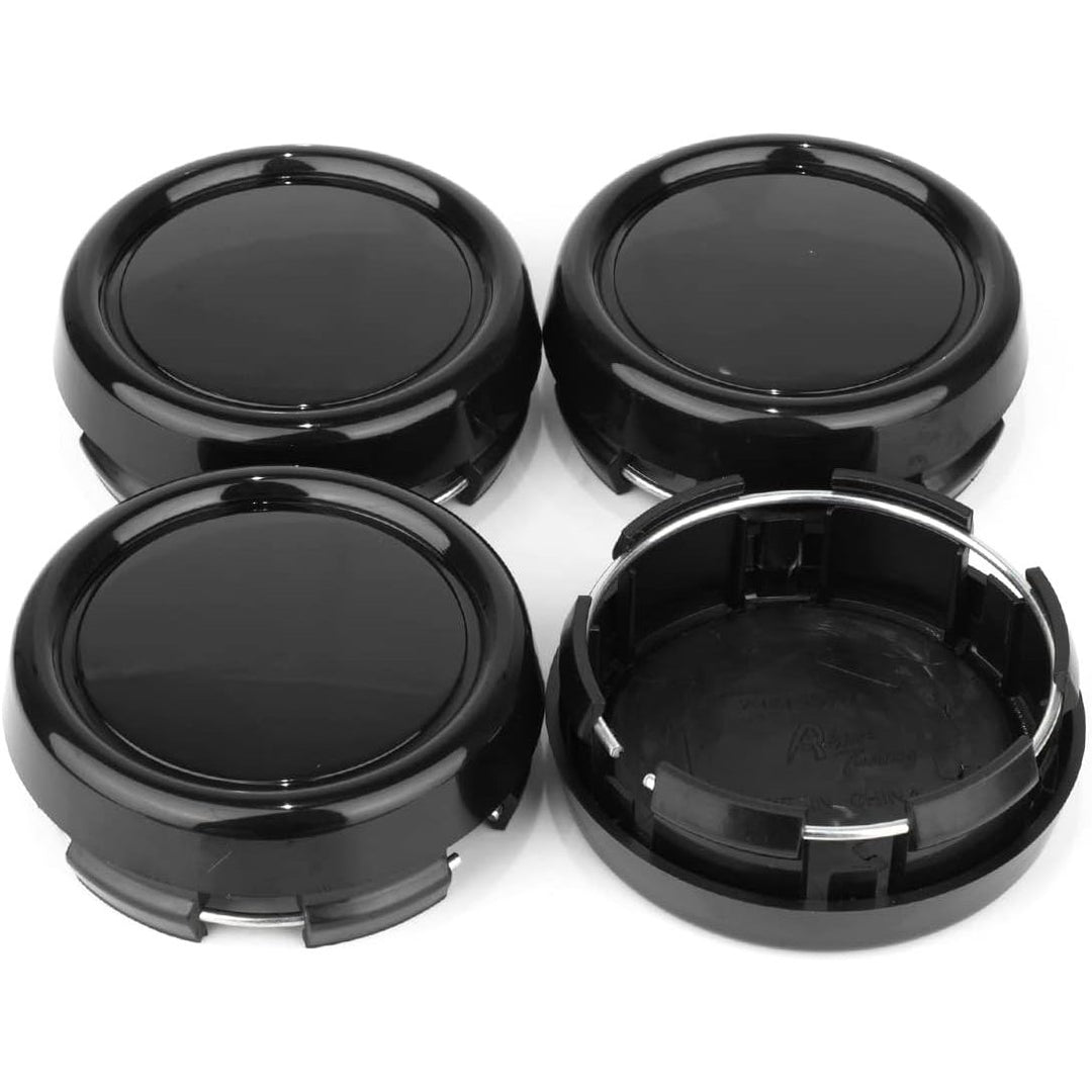 79mm Wheel Center Caps for ADVAN Racing RS-D, RZ, RCIII, TCIII, RT, RZ-DF, GT, RS-DF, RGIII, RZII Rim Hubcaps Black, Outer 3.11in/79MM, Inner 2.87in/73MM