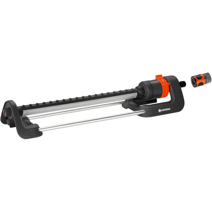 Gardena N2084FP Oscillating Sprinkler, Covers up to 3000 Sq. Ft., Adjustable, Precise and Puddle-Free Lawn Watering, Made in Germany