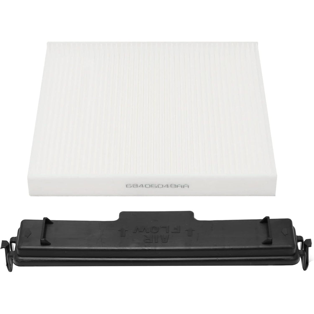 Cabin Air Filter with Filter Access Door Kit replacement for Ram 1500 2500 3500 replace 68318365AA, 68406048AA Air Filter