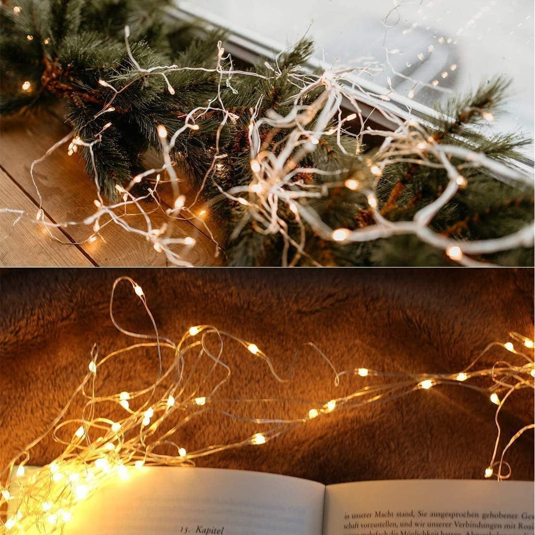 6 Pack Fairy Lights Battery Powered, 7FT 20LED Mini String Lights, Firefly Lights Mason Jar Lights, Small Twinkle Lights for Vases DIY Table Centerpiece Wedding Craft Decoration - Just Closeouts Canada Inc.