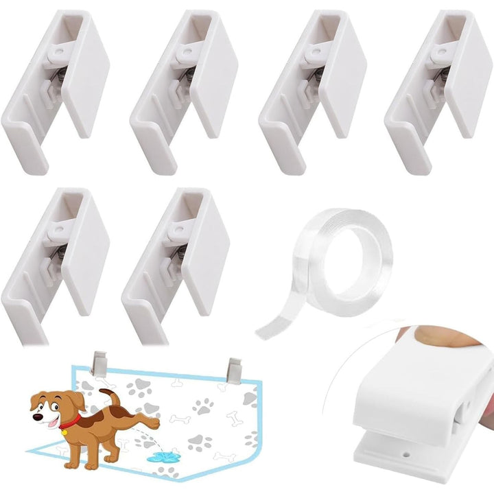 6 White Dog Pee-Pad Holders for Wall Training - Just Closeouts Canada Inc.