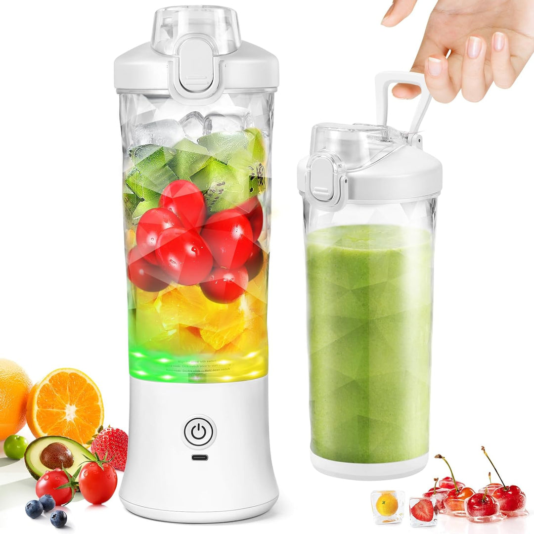 600ML Portable Blender for Shakes and Smoothies,4000mAh Electric Juicer - Just Closeouts Canada Inc.