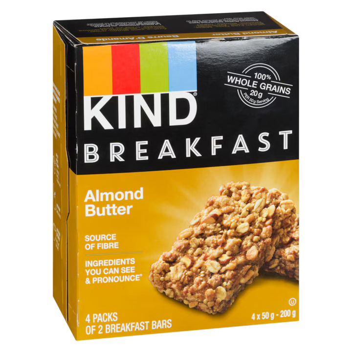 Kind Breakfast Almond Butter Bar 4x50.0g