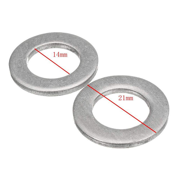 100 PCS Oil Drain Plug Gasket Washers Seals Rings 94109-14000 for Honda Civic Ridgeline Odyssey CRV CR-V Oil Crush Washers