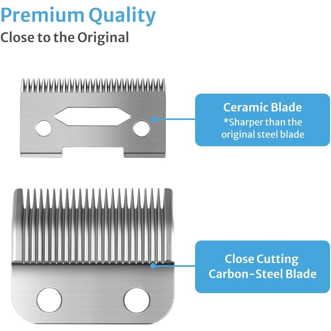 Blade Compatible with Wahl Clipper Blades Replacement, 2 Pack