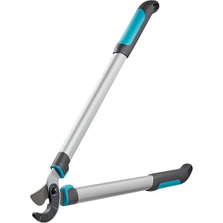 Gardena EasyCut 680 A Pruning Lopper, Anvil Pruning Lopper for Cutting Hard, Dry Wood, Non-Stick Coating, ErgoTec Handle (12004-20), Black, Silver, Turquoise