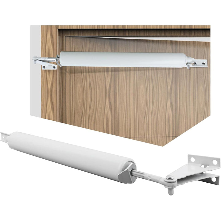 CASONNIK Storm Door Closer, White, Standard Duty Pneumatic Screen and Storm Door Closer