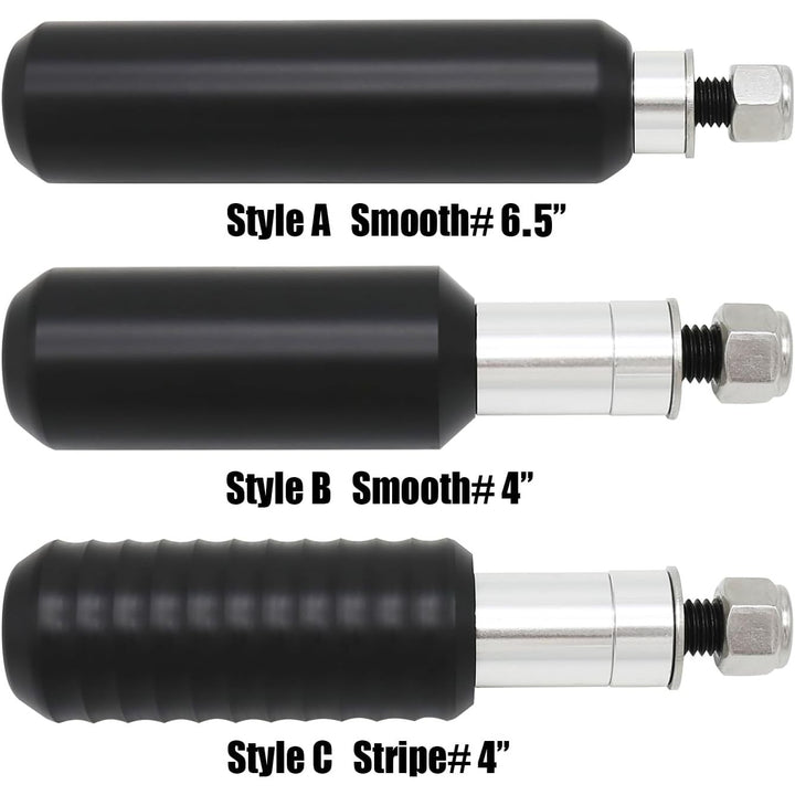 Motorcycle 6.5" Upper Shock Mount Frame Sliders Falling Crash Protector Guards Falling Side Protector No Cut Kits for Dyna 2006-2017 (Style A)
