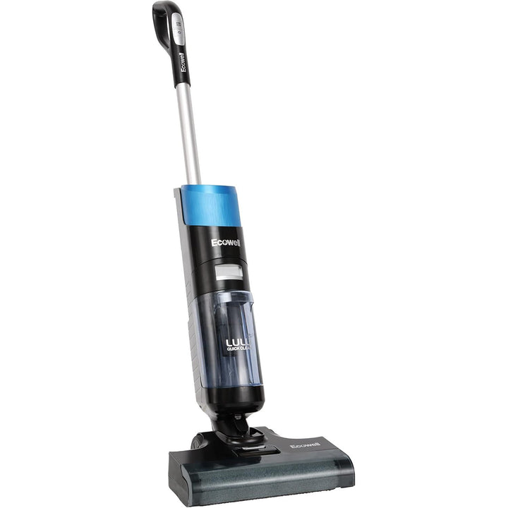Ecowell Cordless Wet Dry Vacuum Cleaner Multi-Surface Air-Drying Digital Display for Hard Floors LULU Quick Clean P05, Blue