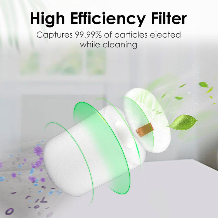 8 Sets Replacement Foam Filters Compatible With Shark AV2501S AV2501AE RV2520AOUS UR1005AE R101AE RV1001AE AV912S RV1000 AV970 AV993 AV1002AE Robotic Vacuum Cleaner AV2501AE Foam Filter