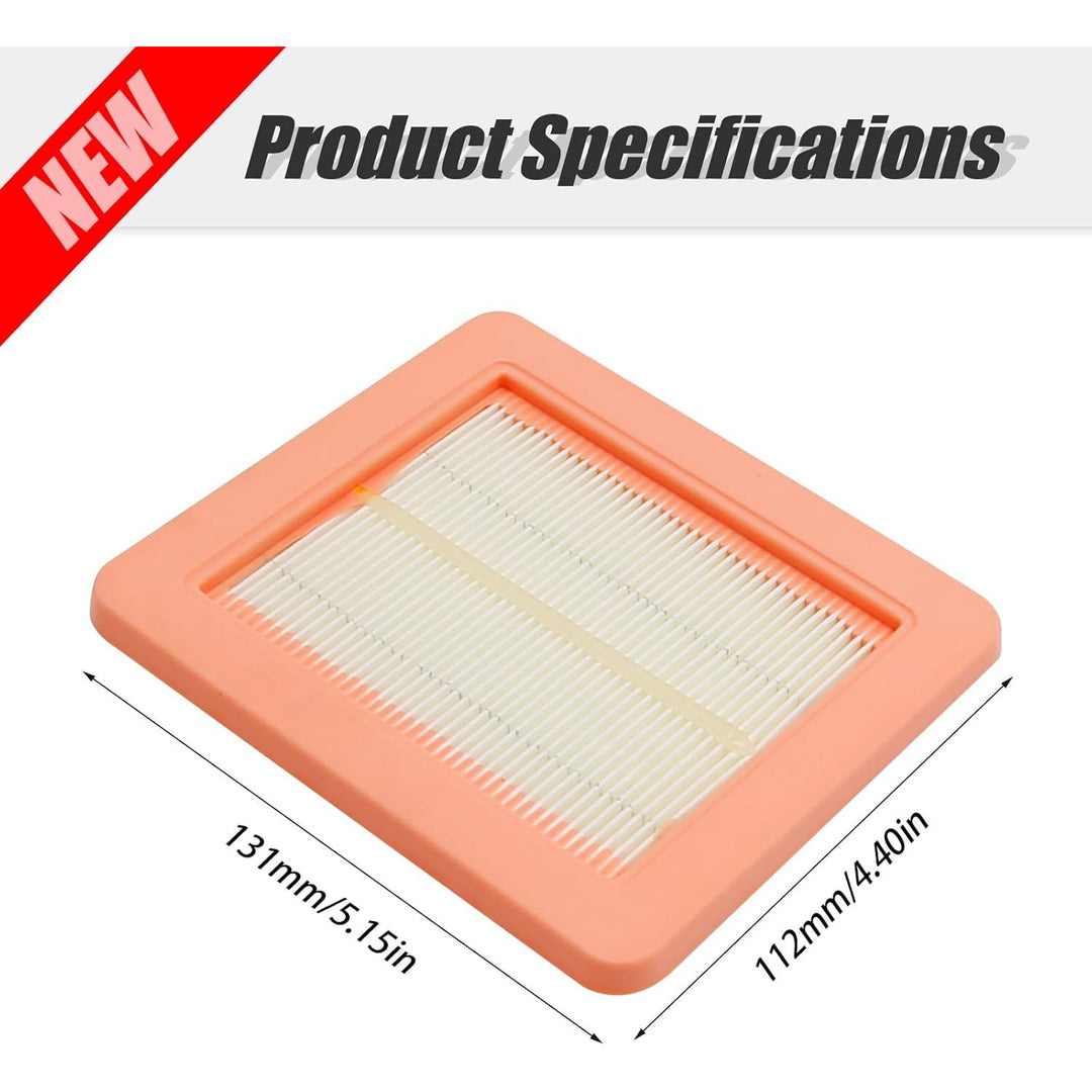 2pcs 17211-Z8B-901 Air Filter Replacement for Honda GCV160LAO GCV190LA GC190LA HRR216 HRB216 HRB217 HRC216 HRS216 HRT216 HRX217 HRZ216 Lawn Mower