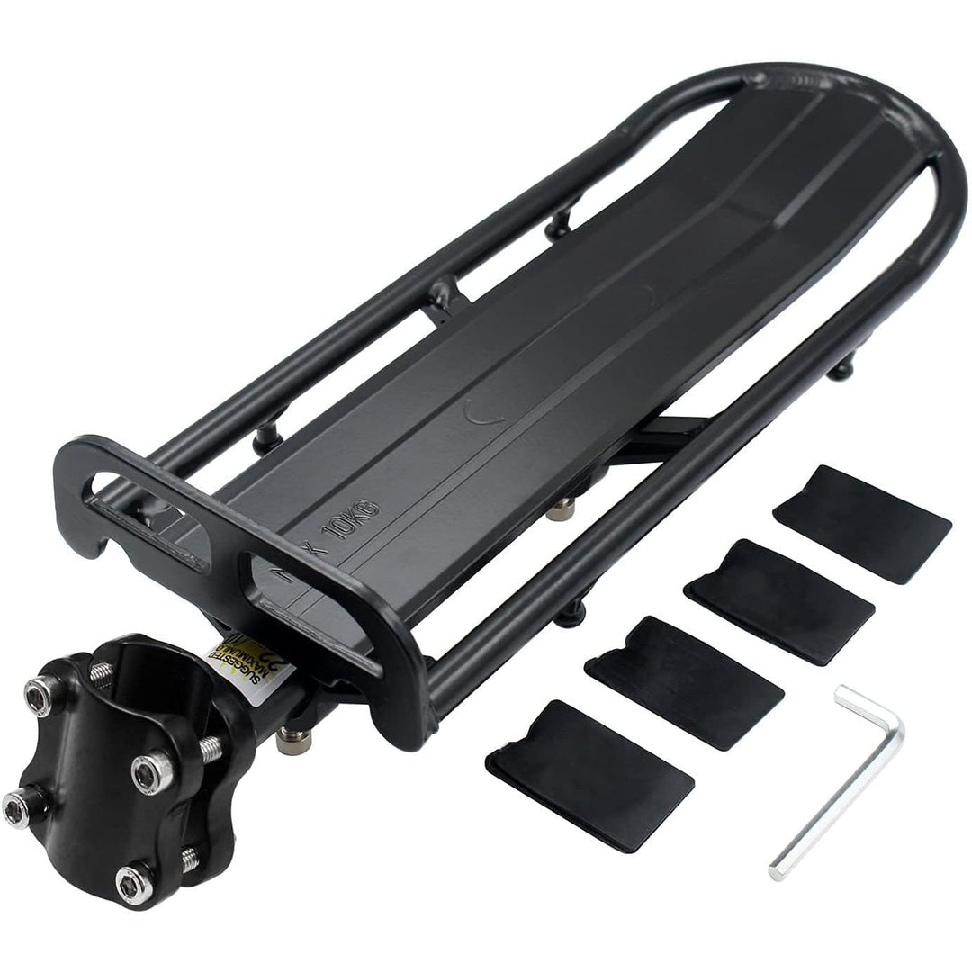 Bike Rear Rack Retractable Aluminum Alloy Bicycle Cargo Rack Mount Ebike Luggage Carrier Electric Bike Seat Post Rack