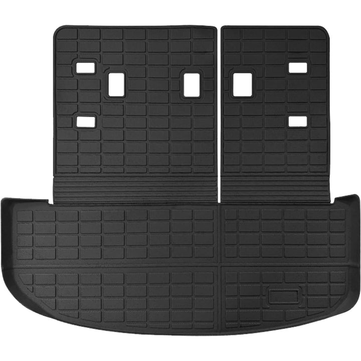 KIA Telluride 2020-2023 2024 2025 Floor Mats & Cargo Liner with Backrest Mat Full Set All Weather Protection TPE for KIA Telluride Accessories Quality Waterproof Heavy Duty car mat