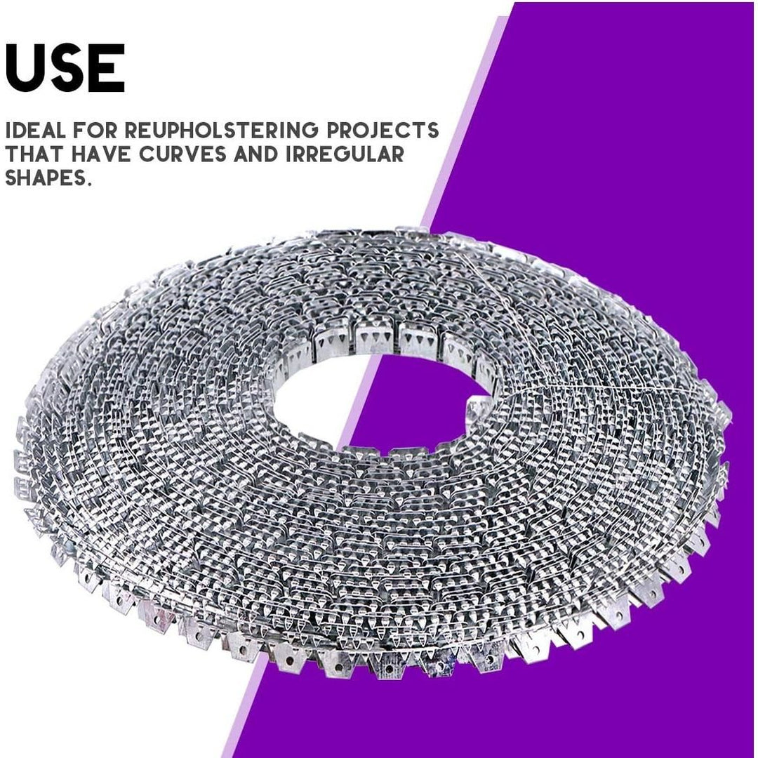 65 ft Flexible Metal Upholstery Tack Strip, 3-Tooth Grip - Just Closeouts Canada Inc.X002BRCNPB