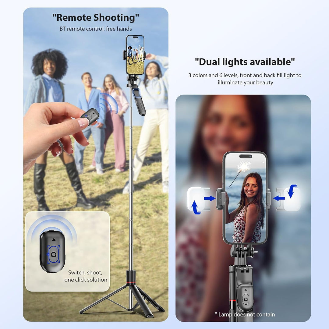 67-Inch Extendable Phone Tripod with Remote Shutter - Just Closeouts Canada Inc.X004WI743X