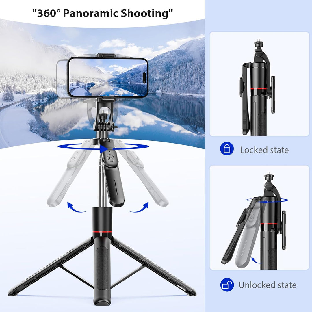 67-Inch Extendable Phone Tripod with Remote Shutter - Just Closeouts Canada Inc.X004WI743X