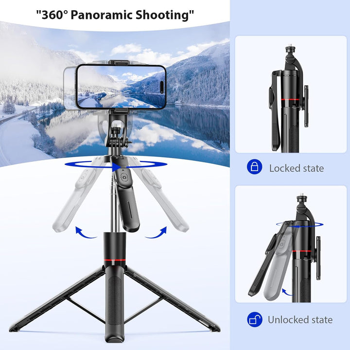 67-Inch Extendable Phone Tripod with Remote Shutter - Just Closeouts Canada Inc.X004WI743X