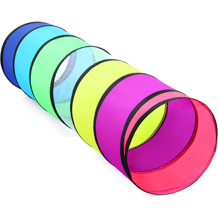 68" Play Tunnel for Kids to Crawl Through Pop Up Tunnels for Toddler Outdoor & Indoor Climbing Toys for Boys and Girls Kids Tunnel for Play Tent - Just Closeouts Canada Inc.