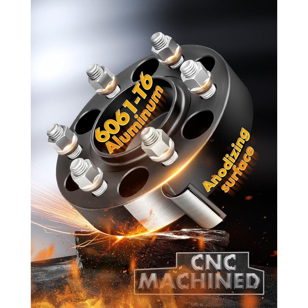 6x5.5 Hubcentric Wheel Spacer for 2019-2023 Ford Ranger xlt lariat raptor 2021-2023 Bronco(NOT Fit Bronco-Sport),4pcs 1.5 inch 6x139.7 Hub Bore 93.1mm Thread Pitch M12x1.5 6lug rim, black - Just Closeouts Canada Inc.X003CWSTZH