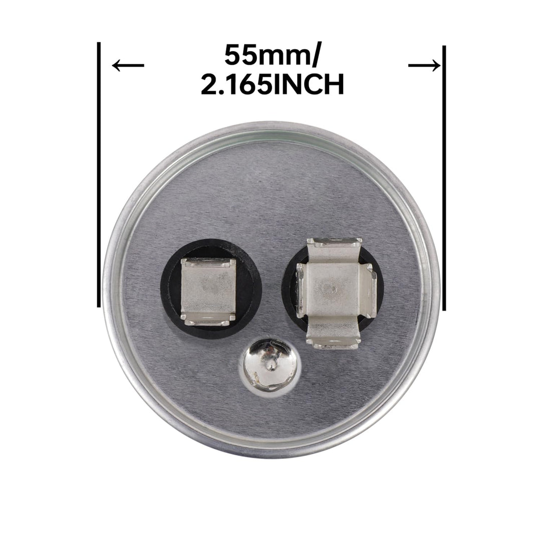 70 uF ±5% 70 MFD 370/450 V CBB65 Round Run Start Capacitor for AC Motor Run or Fan Start and Cool or Heat Pump Air Conditione - Just Closeouts Canada Inc.