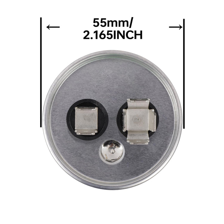 70 uF ±5% 70 MFD 370/450 V CBB65 Round Run Start Capacitor for AC Motor Run or Fan Start and Cool or Heat Pump Air Conditione - Just Closeouts Canada Inc.