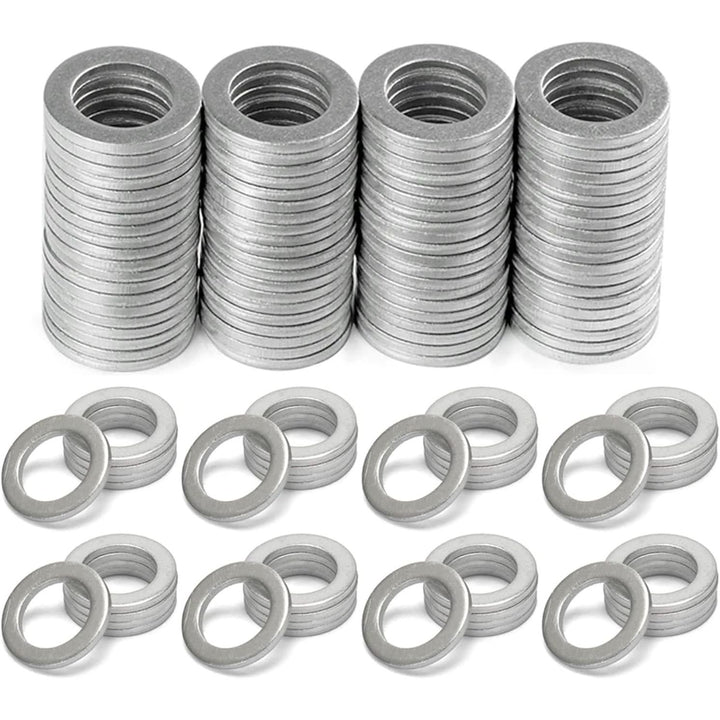 100PCS Oil Crush Washers Drain Plug Gaskets Washers Seals Rings 90430-12031 for Toyota Lexus Scion