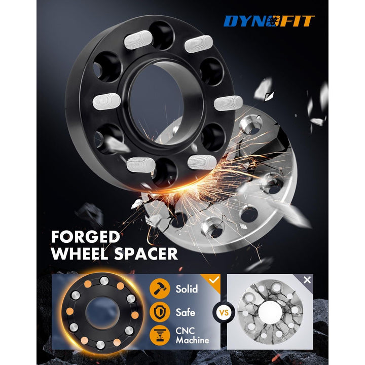 6x5.5 Hubcentric Wheel Spacer for 2019-2023 Ford Ranger xlt lariat raptor 2021-2023 Bronco(NOT Fit Bronco-Sport),4pcs 1.5 inch 6x139.7 Hub Bore 93.1mm Thread Pitch M12x1.5 6lug rim, black
