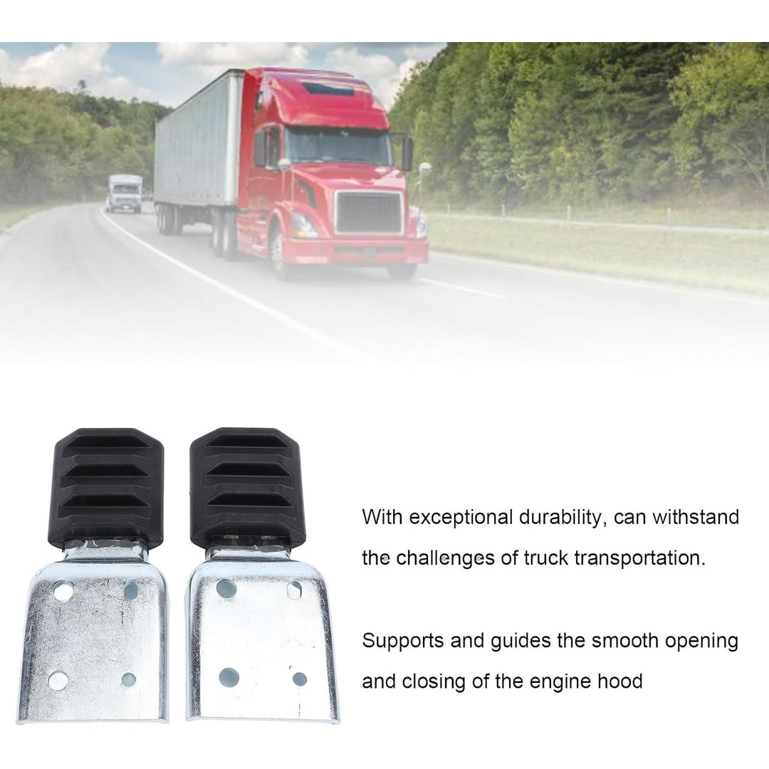 2 Pack Upper Hood Guide Bracket Fit for Peterbilt 389 2008-2019, 388 2008-2014, 389 2008-2019,Replace L11-6133 MPB75133 L116133,Left and Right Side