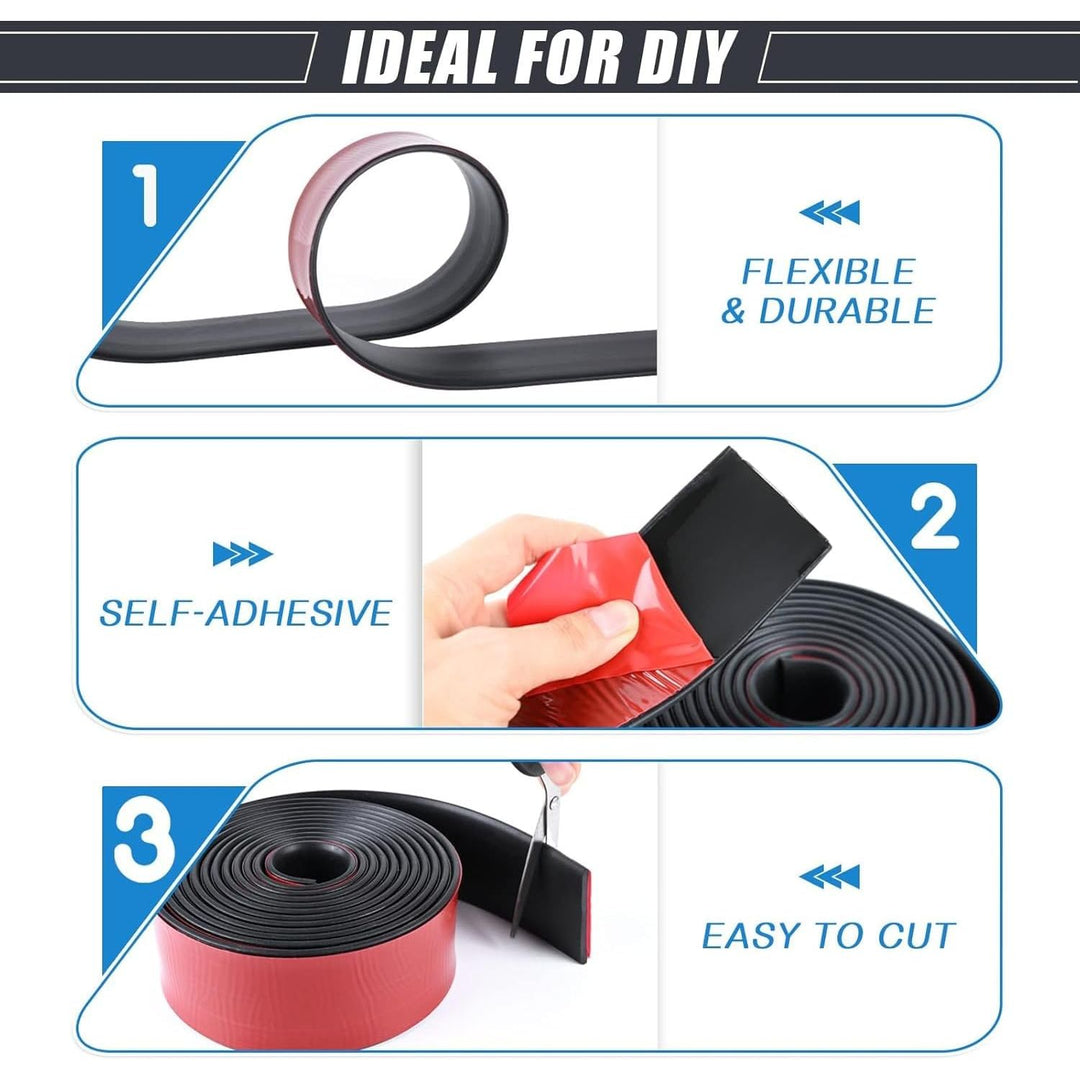 Neoprene Rubber Strips Self Adhesive Sheets, Rolls & Strips with Adhesive Backing Rubber Pads Self Stick Seal Gasket Tape for Matting Padding - 4" Wide x 1/16" Thick x 20' Long