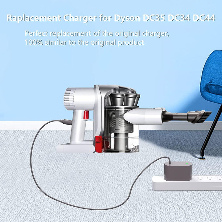 VHBW 24.35V Replacement for Dyson DC34 Animal Charger Compatible with Dyson DC35 DC30 DC31 DC34 DC43H DC45 DC56 DC57, Replacement for Dyson Vacuum Charger P/N: 917530-11 01 02 17530-02 03