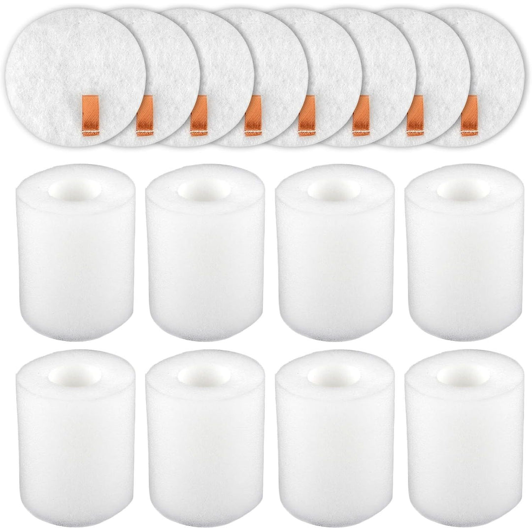 8 Sets Replacement Foam Filters Compatible With Shark AV2501S AV2501AE RV2520AOUS UR1005AE R101AE RV1001AE AV912S RV1000 AV970 AV993 AV1002AE Robotic Vacuum Cleaner AV2501AE Foam Filter