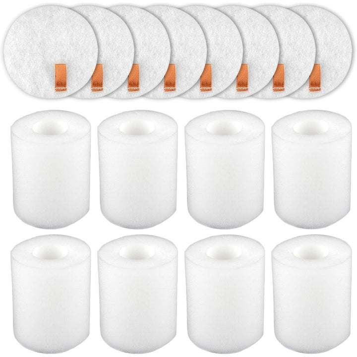 8 Sets Replacement Foam Filters Compatible With Shark AV2501S AV2501AE RV2520AOUS UR1005AE R101AE RV1001AE AV912S RV1000 AV970 AV993 AV1002AE Robotic Vacuum Cleaner AV2501AE Foam Filter