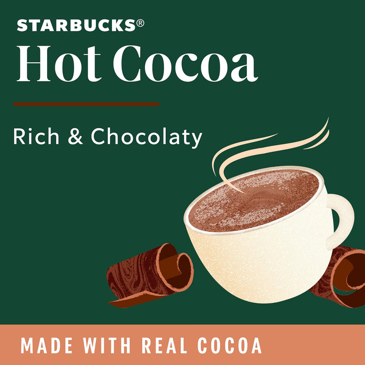 Starbucks K-Cup Coffee Pods, Flavored Hot Cocoa, Classic Hot Cocoa, 10 Keurig Pods