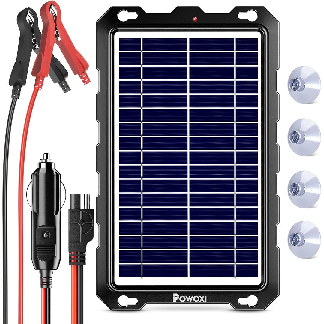 7.5W 12V Solar Battery Trickle Charger and Maintainer Kit - Just Closeouts Canada Inc.X0022YFXG9