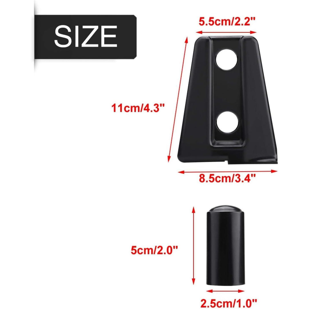 8 Black Door Hinge Covers for 2007–2018 JK 4-Door - Just Closeouts Canada Inc.X004KMH36J