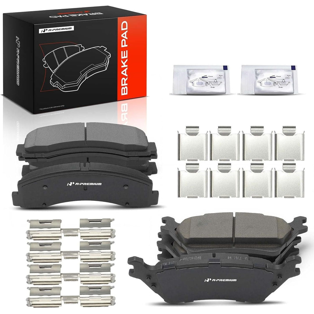 8 Front & Rear Ceramic Brake Pads for Ford F-150 2012–2020 - Just Closeouts Canada Inc.