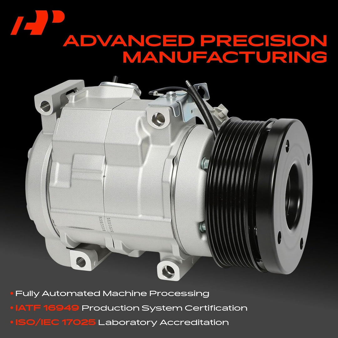 8-Groove A/C Compressor with Clutch for Toyota Tundra 4.6L and 5.7L - Just Closeouts Canada Inc.