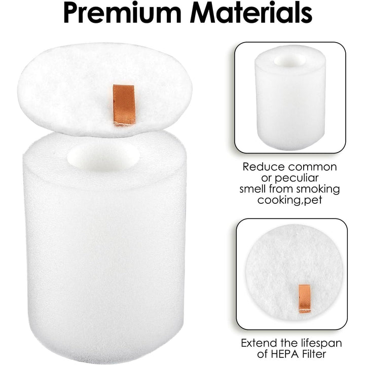8 Sets Replacement Foam Filters Compatible With Shark AV2501S AV2501AE RV2520AOUS UR1005AE R101AE RV1001AE AV912S RV1000 AV970 AV993 AV1002AE Robotic Vacuum Cleaner AV2501AE Foam Filter - Just Closeouts Canada Inc.X004VZAWYZ