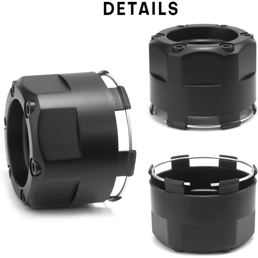 80mm 3.15" Wheel Center Cap for Fuel Offroad 1003 - 47 Center Hubcap | 1 Pack Black Skull Center Cover Replacement - Just Closeouts Canada Inc.