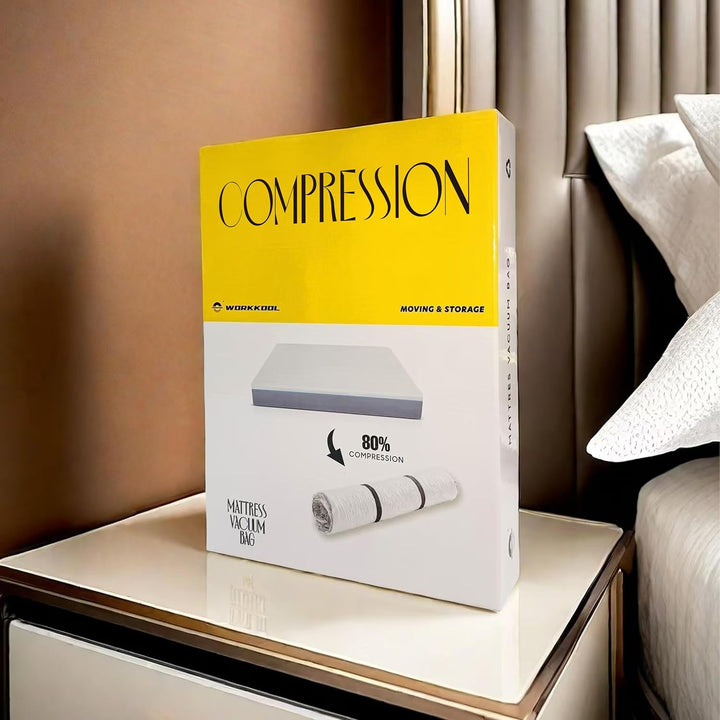 Vacuum Mattress Bag for moving, Vacuum Sealed Bags for Mattress Storage, Mattress Compression Bag for Easy Moving&Storage, Foam and Latex Mattress Vacuum Bag with Straps(TWIN,TWIN-XL)