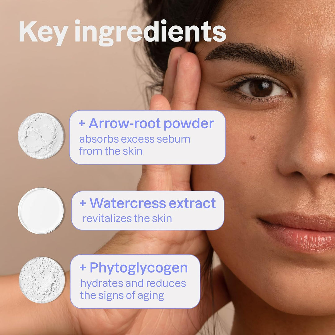 ATTITUDE Oceanly Face Cream Stick, Made in Canada, EWG Verified, Plastic-free, Plant & Mineral-Based Ingredients, Vegan & Cruelty-free Beauty Products, PHYTO MATTE, Unscented, 8.5 grams